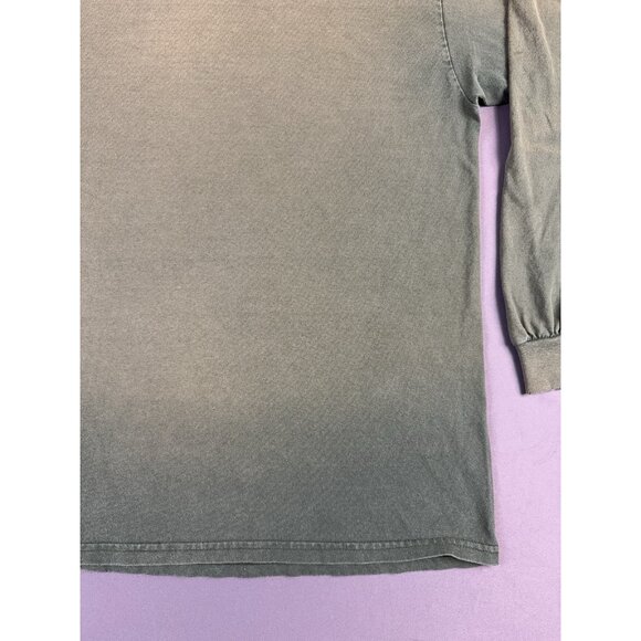 Rare Vintage Y2K Olive Forest Green Faded Longsleeve Shirt XL Streetwear Hype - Picture 11 of 15